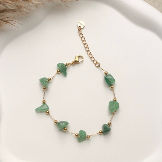 Green Stone Armband